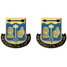 485th Quartermaster Battalion Unit Crest (Abundautia Copiae)